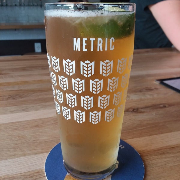 Photo taken at Metric Brewing by Jim M. on 7/17/2019