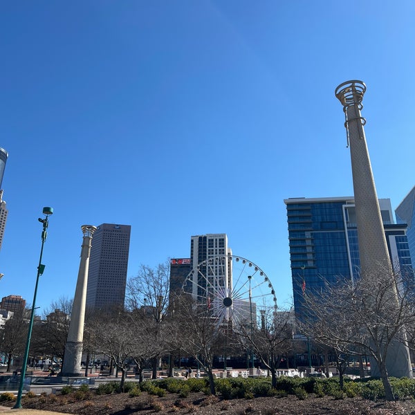 Photo taken at Centennial Olympic Park by Taylor H. on 2/6/2024