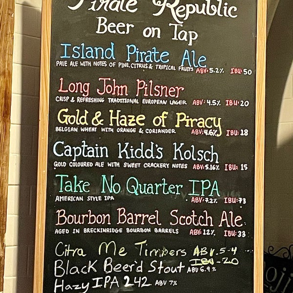 Photo taken at Pirate Republic Brewing Co. by Melissa R. on 11/6/2021