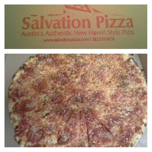 Photo taken at Salvation Pizza - 34th Street by Ryan C. on 5/25/2014