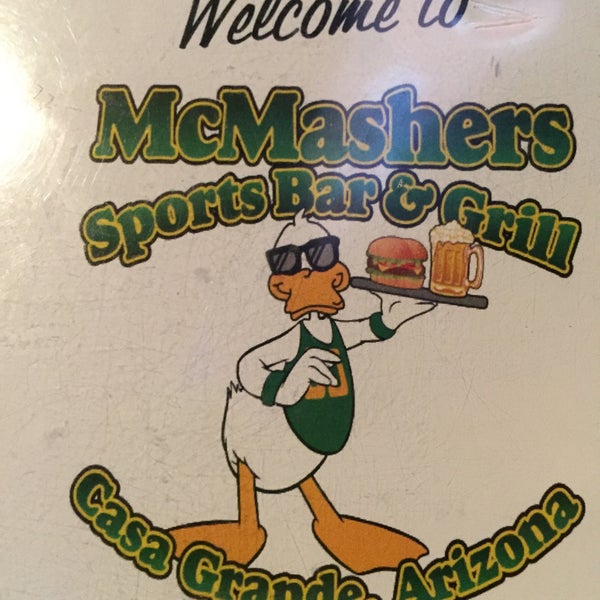 4/29/2016 tarihinde George W. O.ziyaretçi tarafından McMashers Sports Bar And Grill'de çekilen fotoğraf