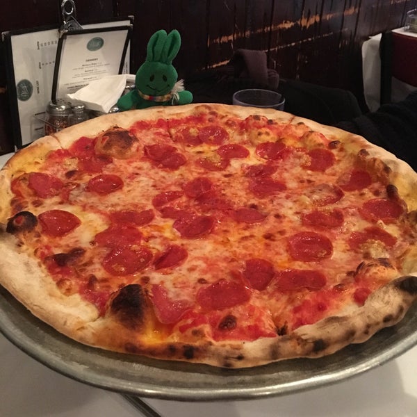 Photo taken at Patsy&#39;s Pizza - East Harlem by greenie m. on 2/17/2018