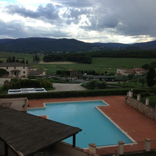 Photo taken at La Bagnaia Golf &amp; Spa Resort Siena, Curio Collection by Hilton by Dmitri D. on 5/20/2013