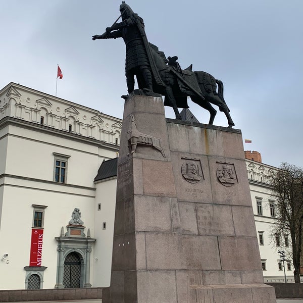 Photo taken at Great Duke Gediminas monument by Svetlana K. on 2/25/2019