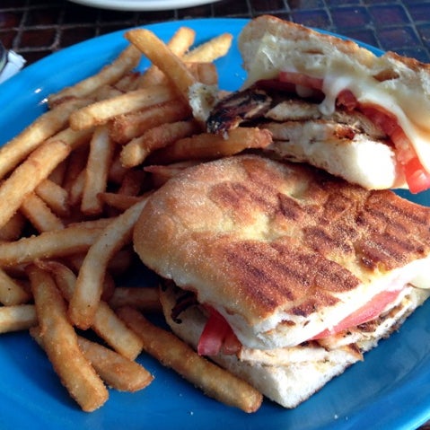 Chicken Panini was hearty and delicious.