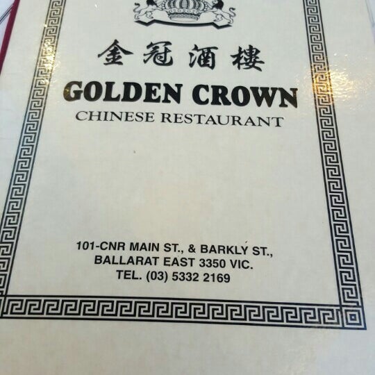 Golden Crown Chinese Restaurant Ballarat East, VIC