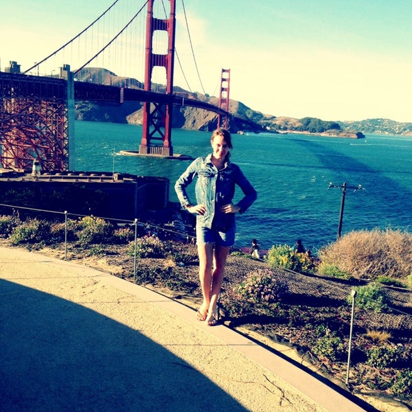 Photo taken at *CLOSED* Golden Gate Bridge Walking Tour by Liubov K. on 9/29/2013