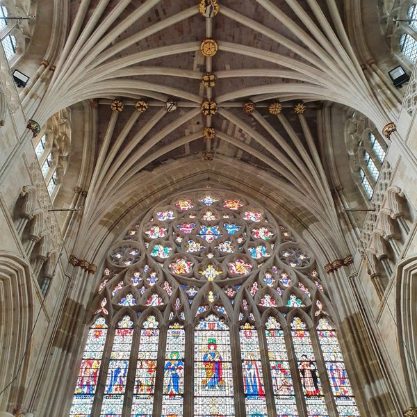 Photo taken at Exeter Cathedral by Elif on 12/26/2020