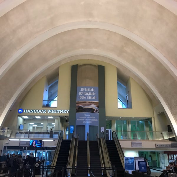 Photo taken at Louis Armstrong New Orleans International Airport (MSY) by Mandy D. on 11/14/2018