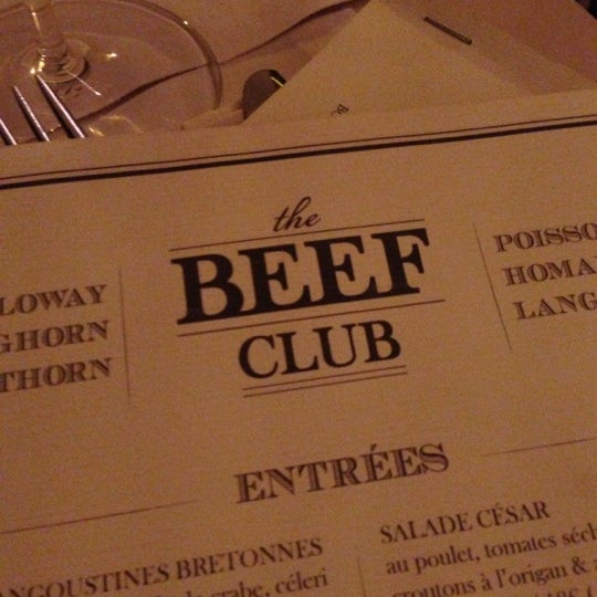 10/21/2012에 Arnaud B.님이 The Beef Club에서 찍은 사진