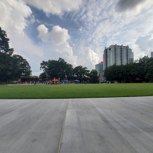 Photo taken at Moore Square by Bradley S. on 8/2/2019