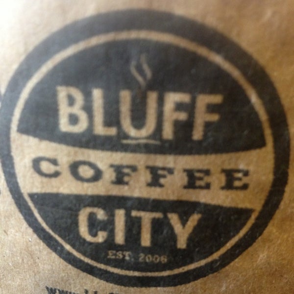 Photo taken at Bluff City Coffee by Red B. on 9/14/2013