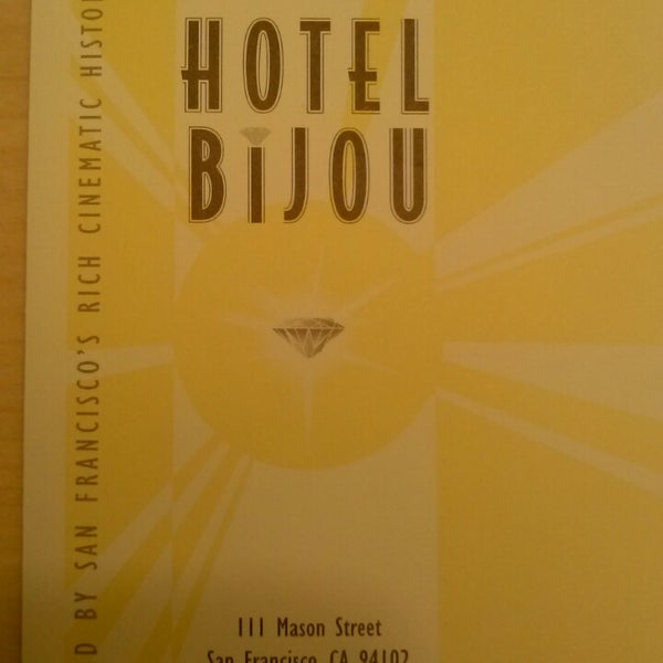 Foto tirada no(a) Hotel Bijou por Jessica B. em 3/10/2013