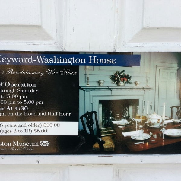 10/30/2013にS.がHeyward-Washington Houseで撮った写真