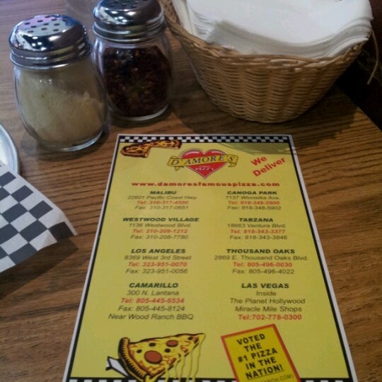 D'Amore's Pizza Pizza Place in Westwood Village