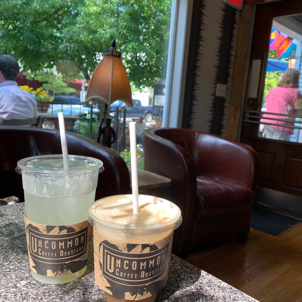 Photo taken at Uncommon Coffee Roasters by Abby A. on 7/2/2019