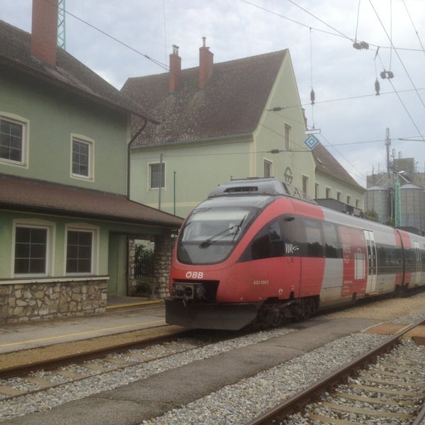 Photo taken at Bahnhof Wulkaprodersdorf by Andreas S. on 8/23/2014