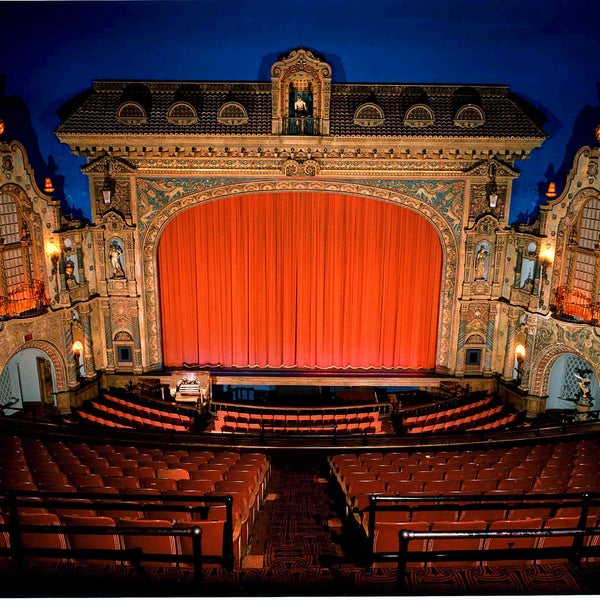 Gorgeous building! This restored historic theatre, built in 1927, presents live concerts, name acts, dancers, comedians, films and musicians.