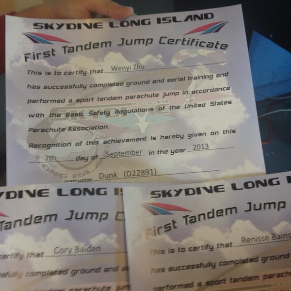 Photo taken at Skydive Long Island by Cory B. on 9/7/2013