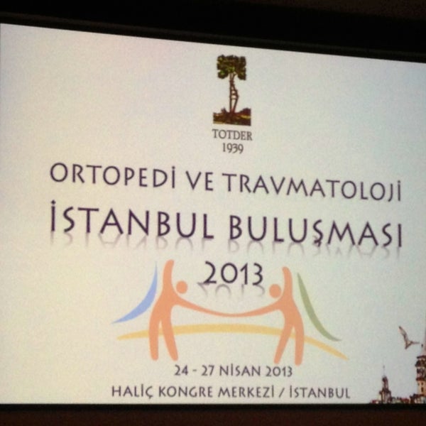 Photo taken at Haliç Congress Center by İlker E. on 4/25/2013