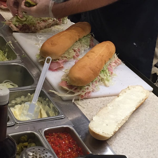 Photo taken at Jersey Mike&#39;s Subs by Dan E. on 2/25/2015
