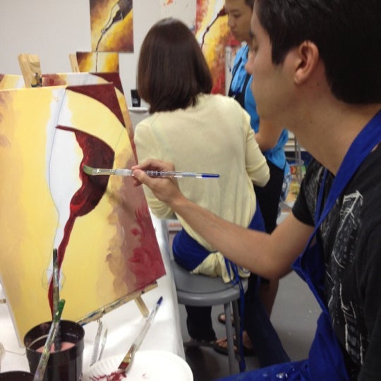 Photo taken at Painting With A Twist by Elise H. on 10/27/2012