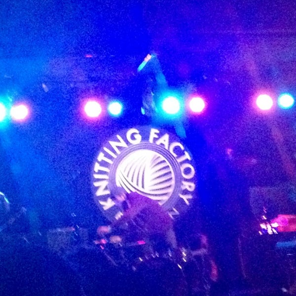 Photo taken at Knitting Factory by Kathy B. on 4/7/2013