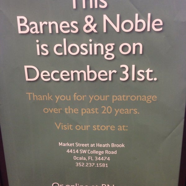 Barnes Noble Now Closed Gainesville Fl