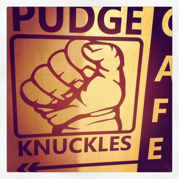 Photo taken at Pudge Knuckles by Karl V. on 4/16/2013
