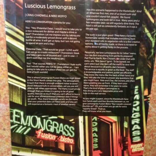 2/8/2015에 Craig C.님이 Lemongrass Fusion Bistro에서 찍은 사진