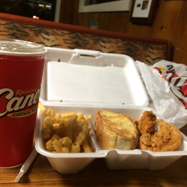 Photo taken at Raising Cane&#39;s Chicken Fingers by Colin N. on 4/28/2015
