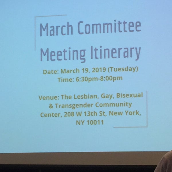 Foto diambil di The Lesbian, Gay, Bisexual &amp; Transgender Community Center oleh Craig W. pada 3/19/2019