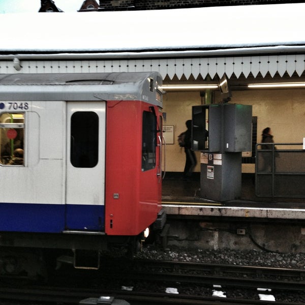 Photo taken at West Kensington London Underground Station by Bellaco on 1/26/2013