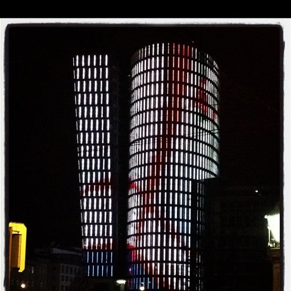 Photo taken at UNIQA Tower by Daniel on 1/20/2013