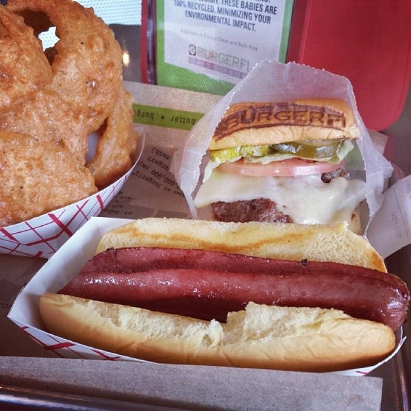 Photo taken at BurgerFi by Joel M. on 1/25/2014