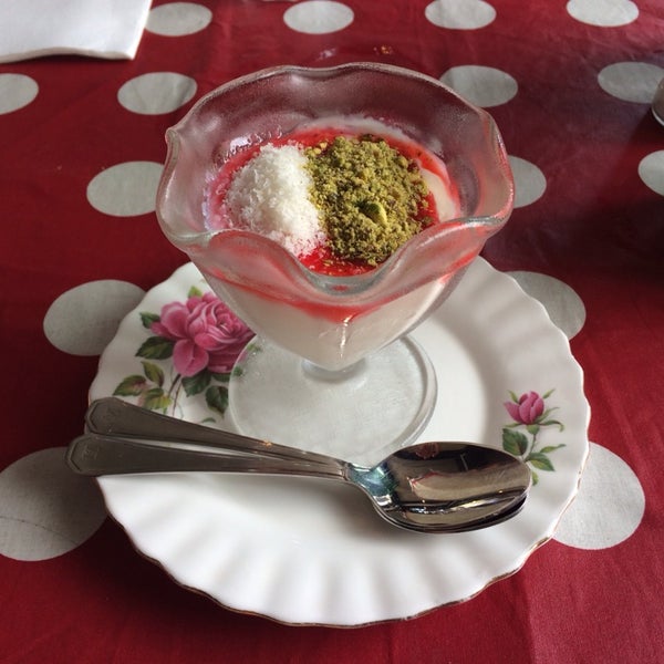 The Malabi dessert is so light and has the perfect amount of rose water. Don't share - you will fight over the last spoonfuls. Best to get one each hehehe