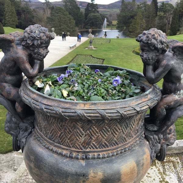 Photo taken at Powerscourt House and Gardens by L N. on 3/13/2018