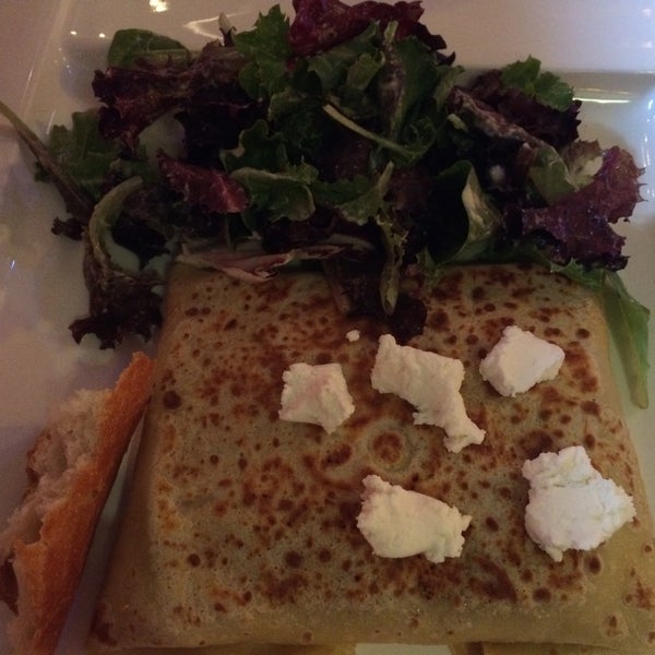 Wonderful savory crepes.Great ambience and location.