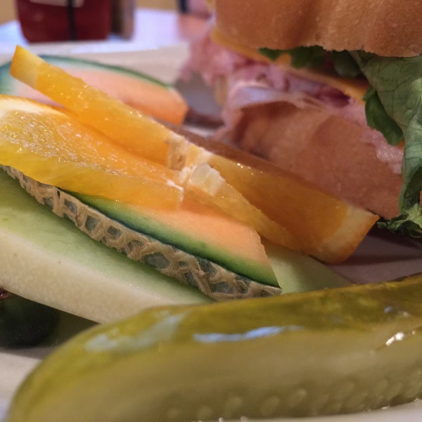 Photo taken at Golden&#39;s Deli by Carlos C. on 1/27/2015