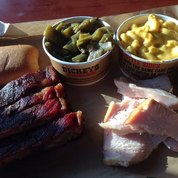 Photo taken at Dickey&#39;s Barbecue Pit by Jim J. on 4/16/2014