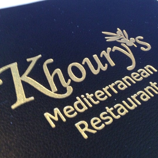 Photo taken at Khoury&#39;s Mediterranean Restaurant by ChloroformCupcake S. on 1/15/2013