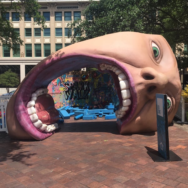 Photo taken at Hemming Park by Erica S. on 4/11/2016