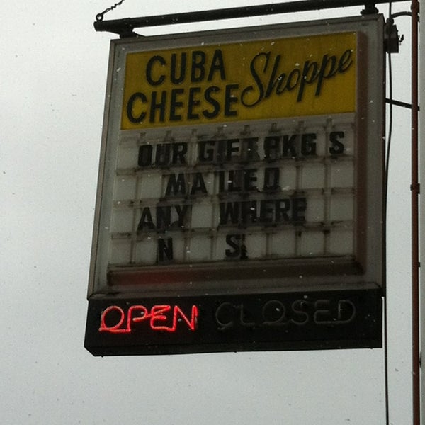 Cuba Cheese Shoppe Cheese Store in Cuba