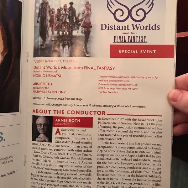 1/23/2019에 Kristen J.님이 Schermerhorn Symphony Center에서 찍은 사진