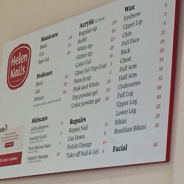 Helens nails deals