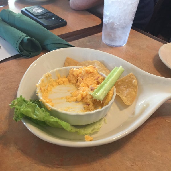 The palmetto cheese dip is very good here and underrated. A must have for us as a starter.