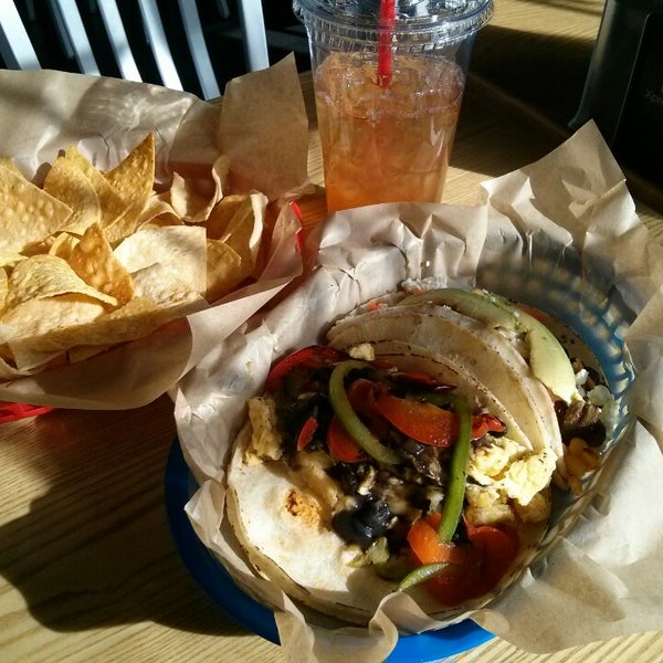 Photo taken at Moontower Tacos by Josh B. on 3/17/2014