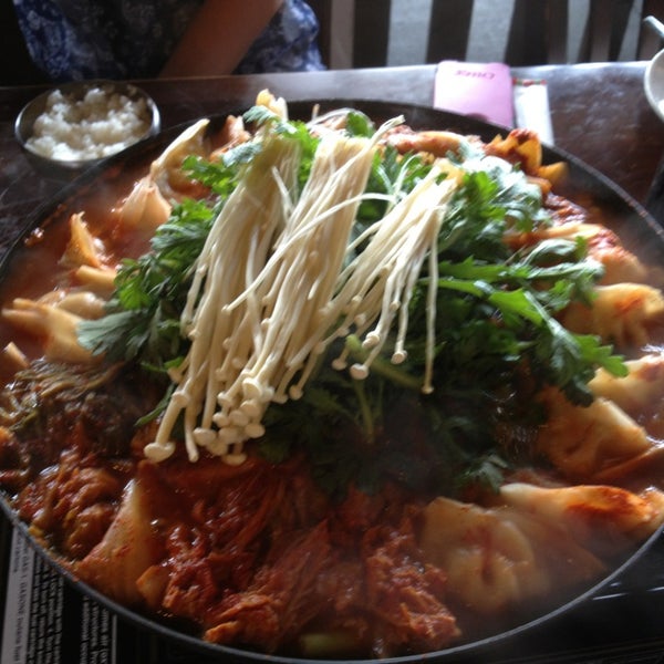 Photo taken at Beewon Korean Cuisine by Yumi T. on 4/17/2013