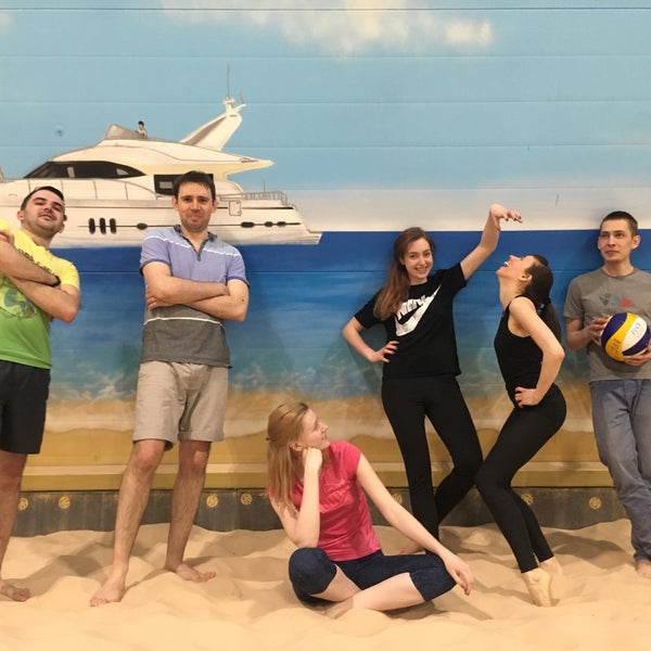 Photo taken at Всесезонный центр пляжного спорта «Песок» by Anton M. on 3/7/2018