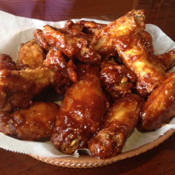 Try the Spicy Habanero Wings. Listed as an appetizer but huge enough for a meal.